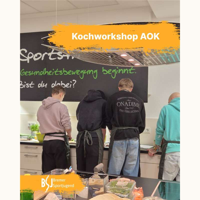 Unsere Freiwilligen beim Kochworkshop